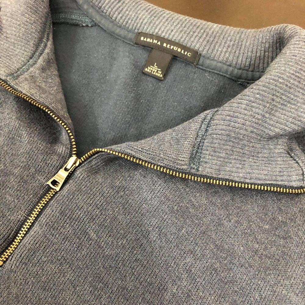 Banana republic quarter zip
